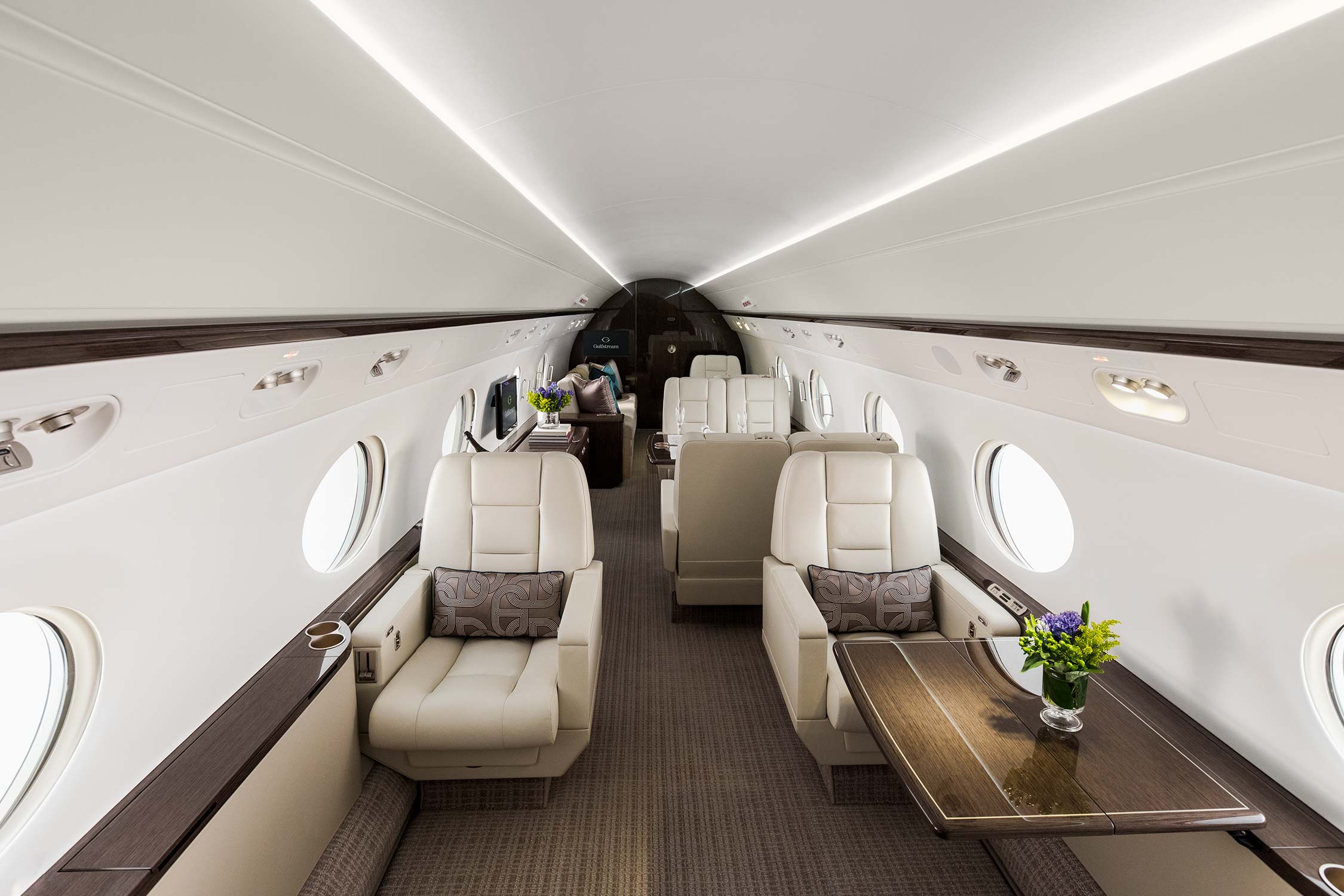 G550 interior cabin