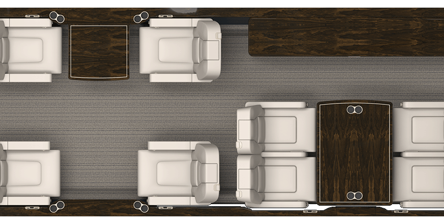 Forward Galley with Crew Compartment