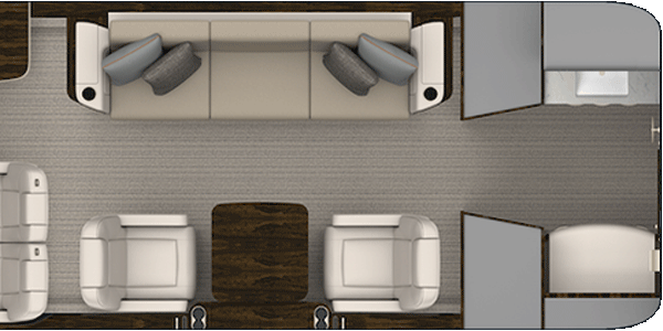 Forward Galley with Crew Compartment