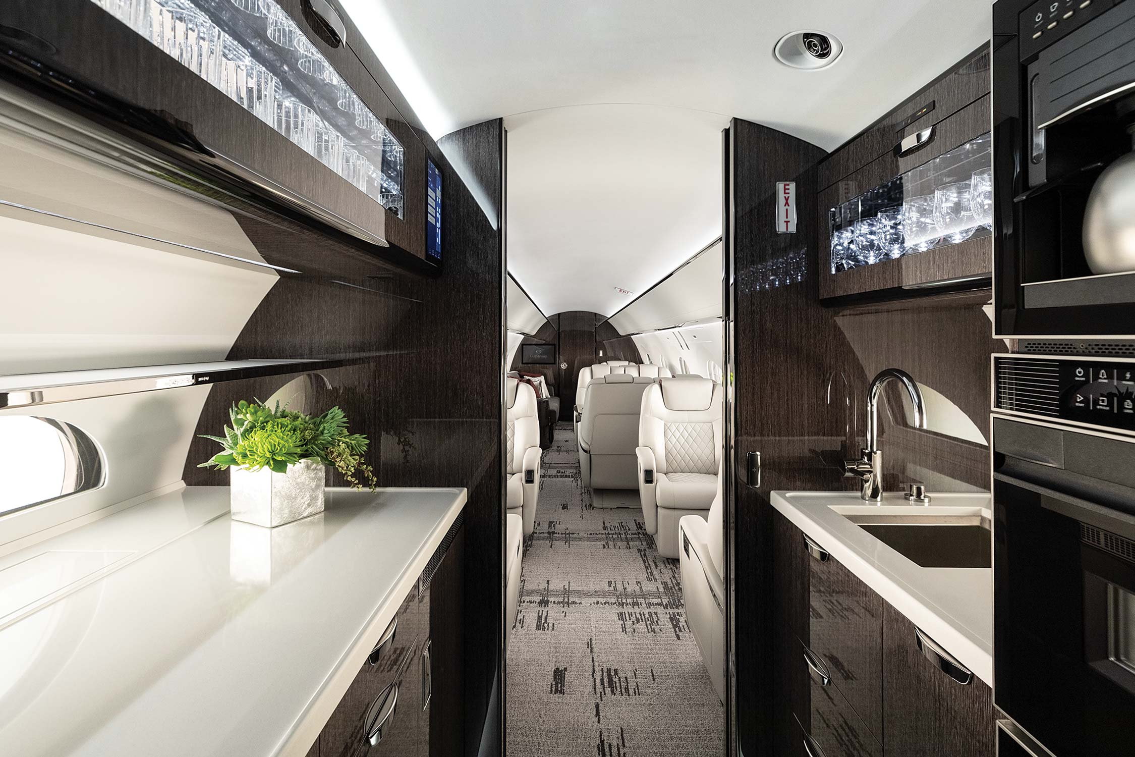 G600 Galley Interior