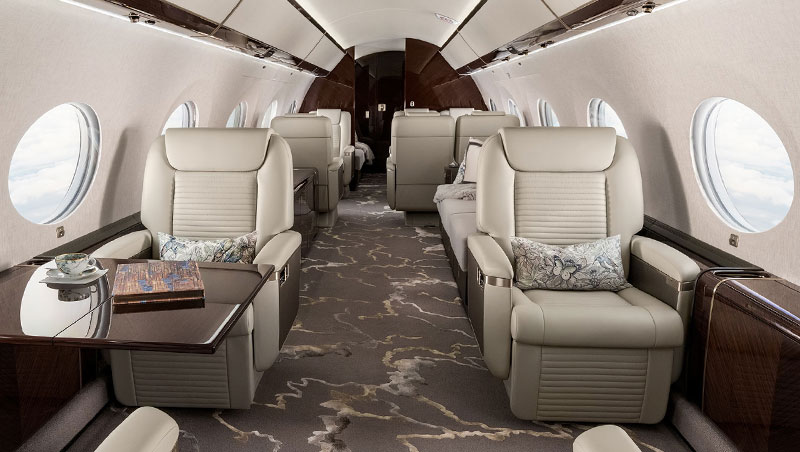 G650 interior